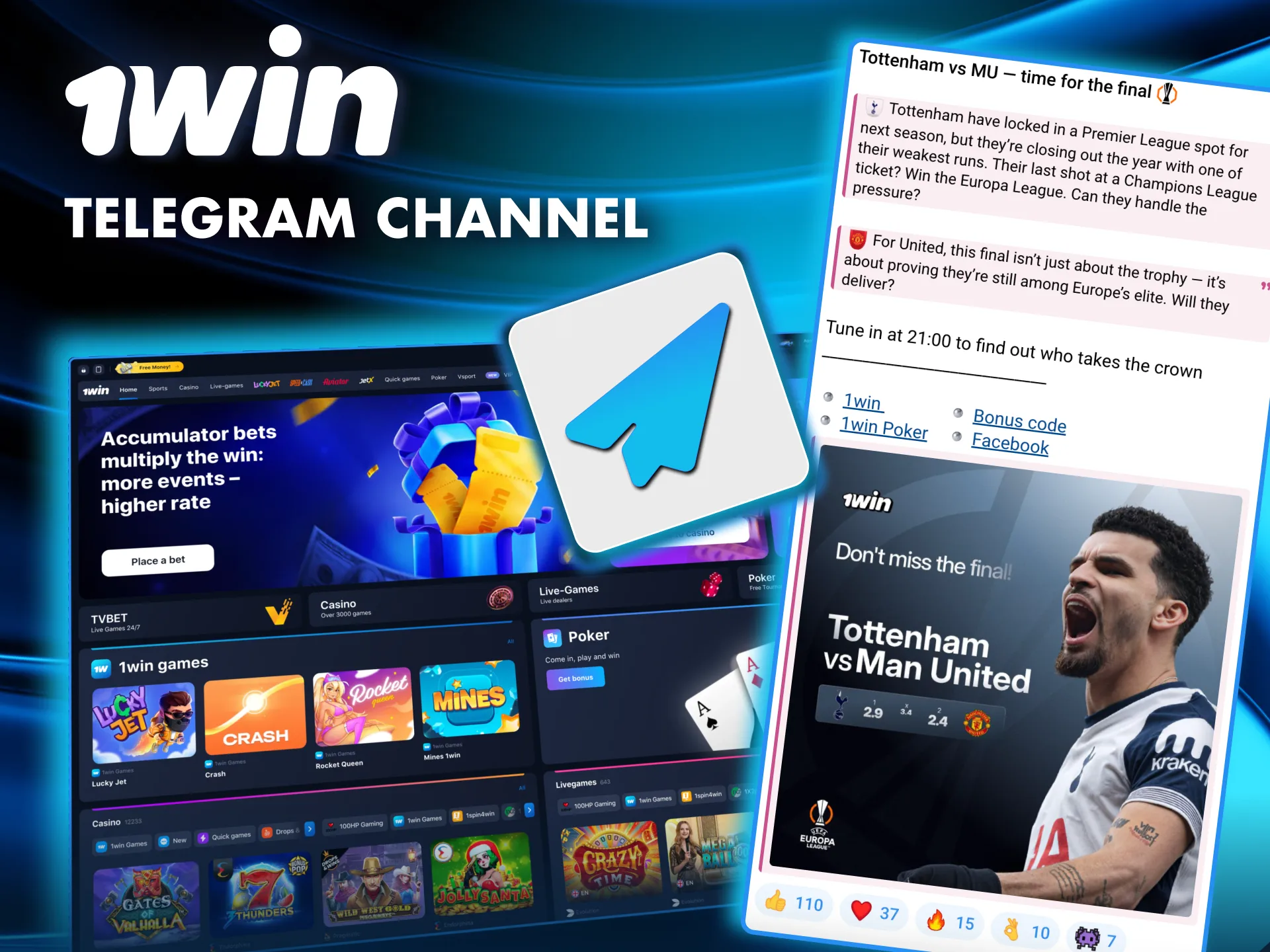 Connect with the 1Win community on Telegram for real-time updates and exclusive insights.