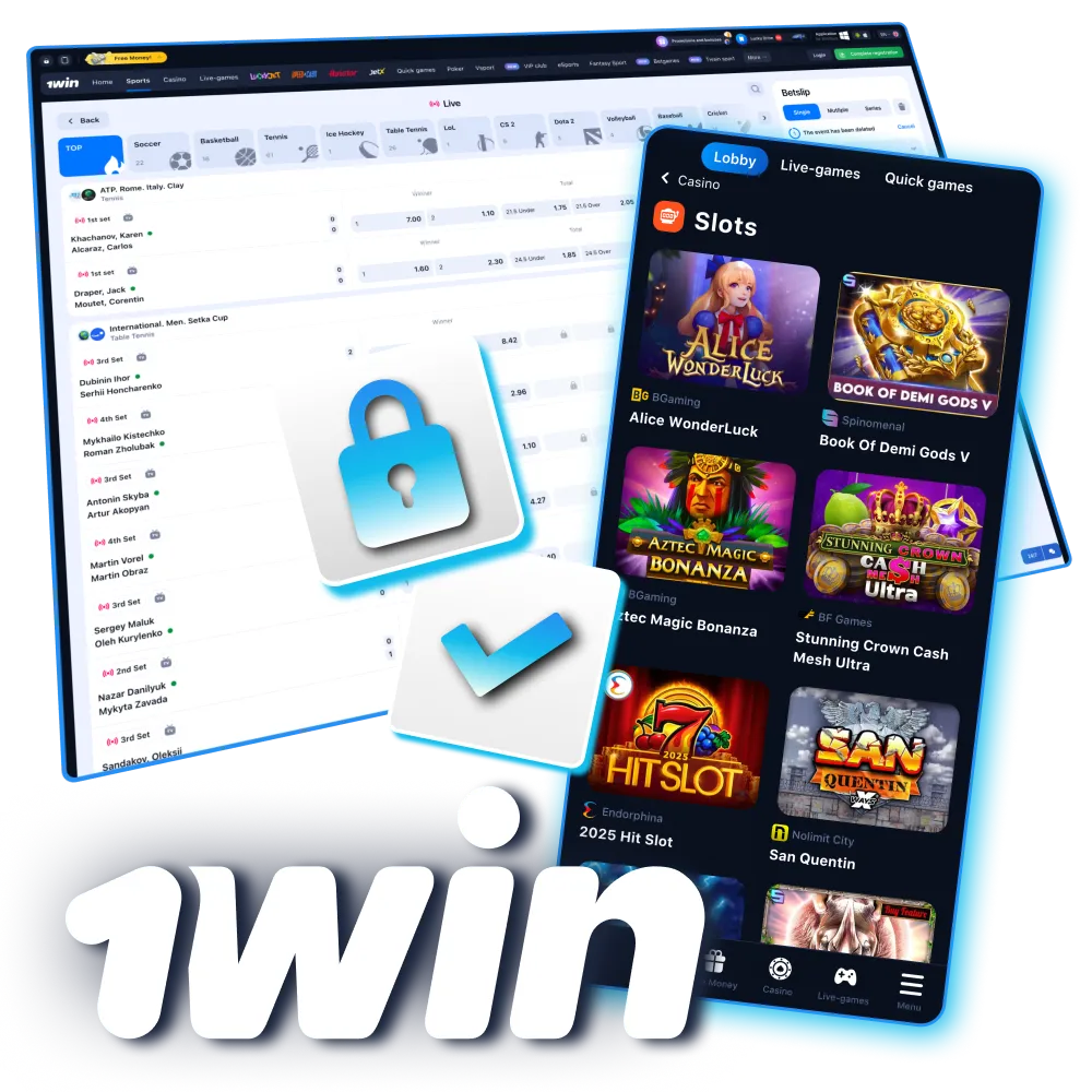 Advanced fraud detection keeps 1Win gameplay safe.