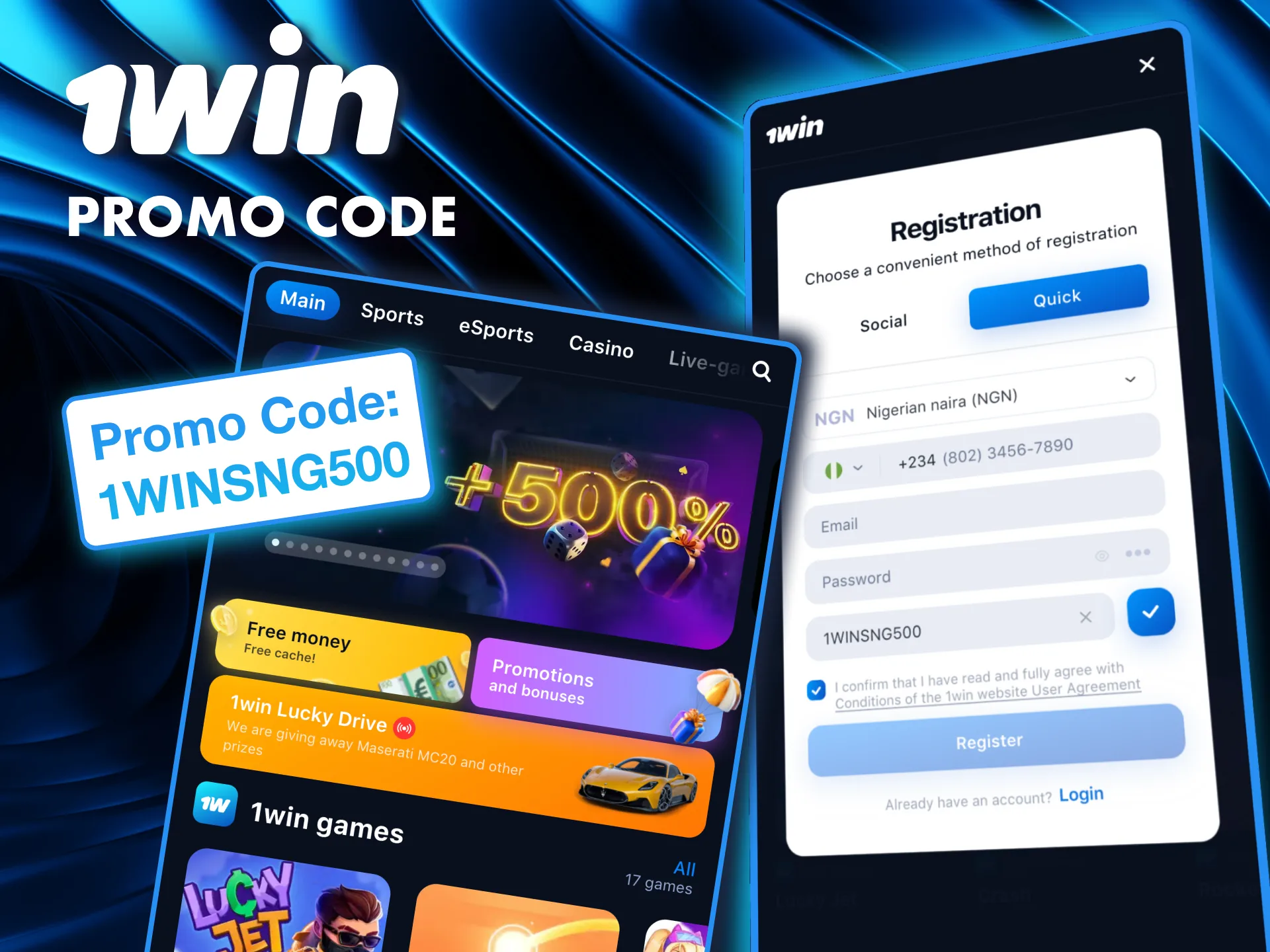 Unlock exclusive rewards with the 1Win promo code.