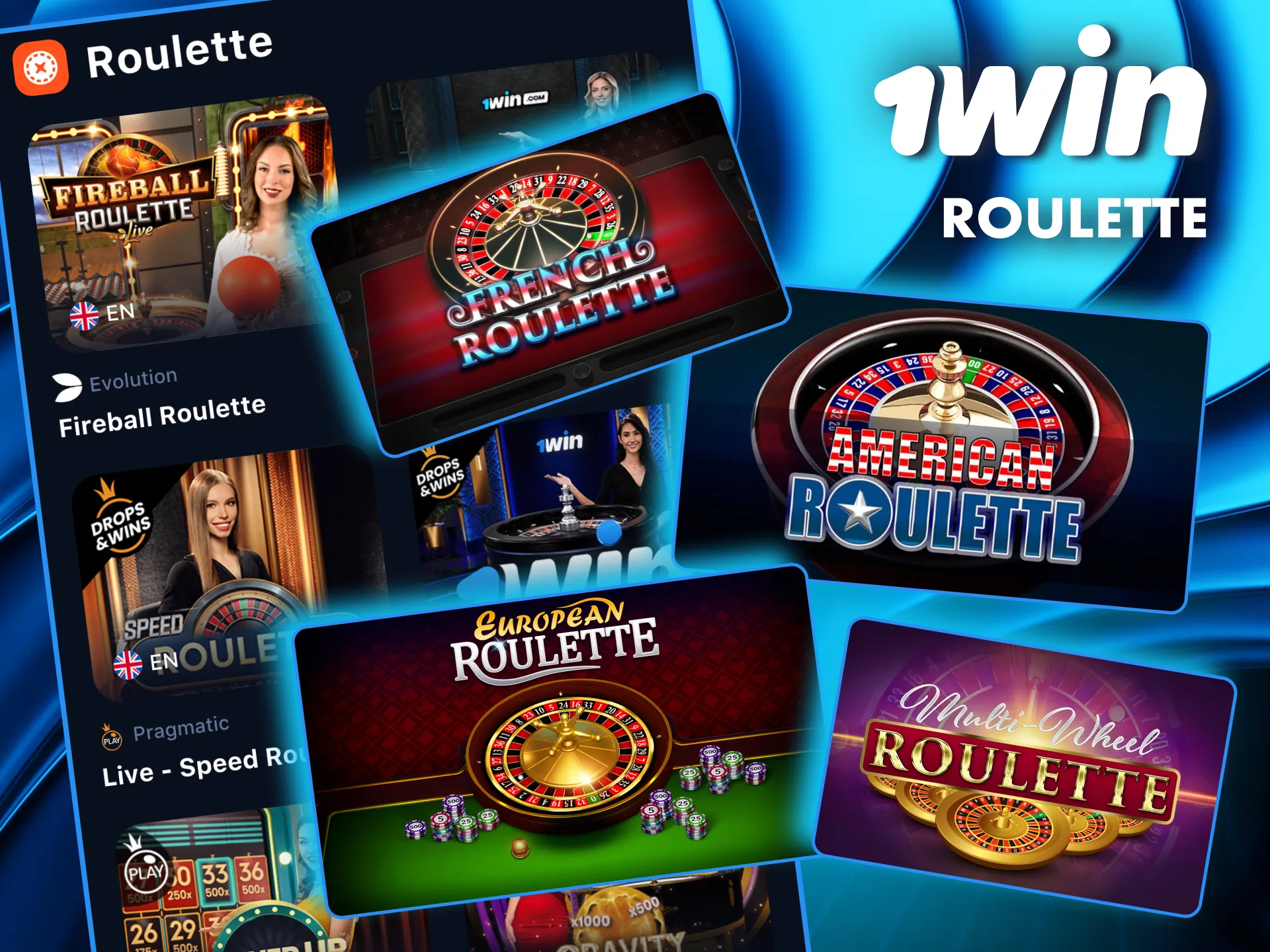 Enjoy dynamic roulette action at 1Win with multipliers, live dealers.