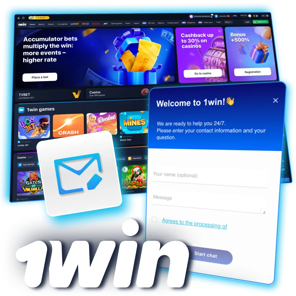 Get instant assistance from 1Win Nigeria through multiple contact options.