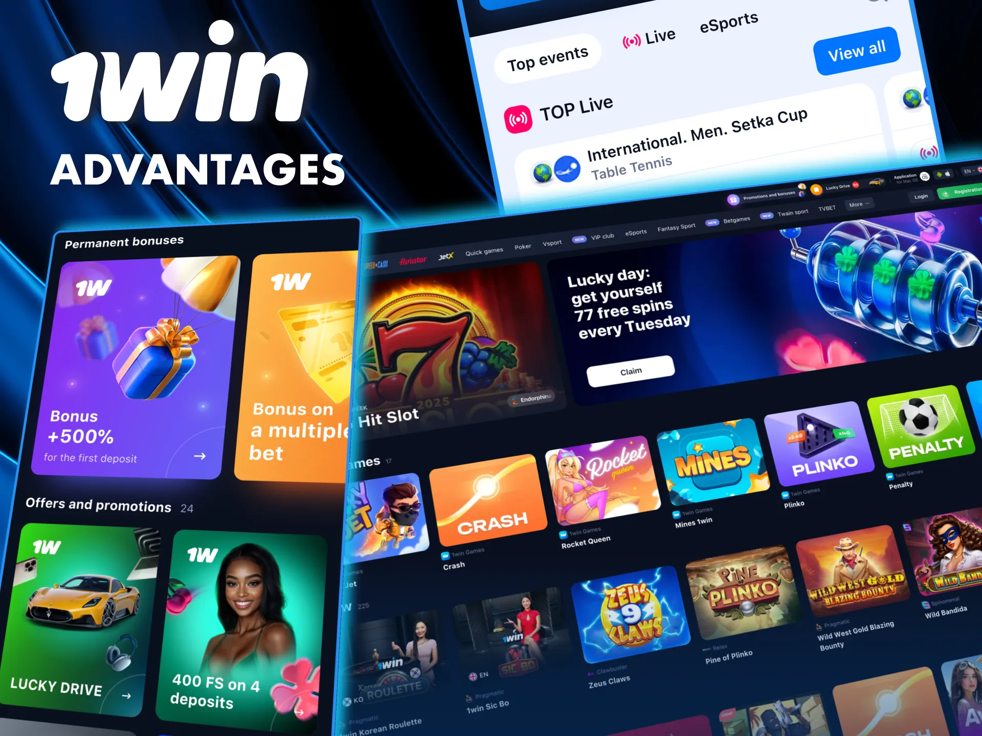 1Win offers top-tier betting with 40+ sports, exclusive promotions, and user-friendly navigation.