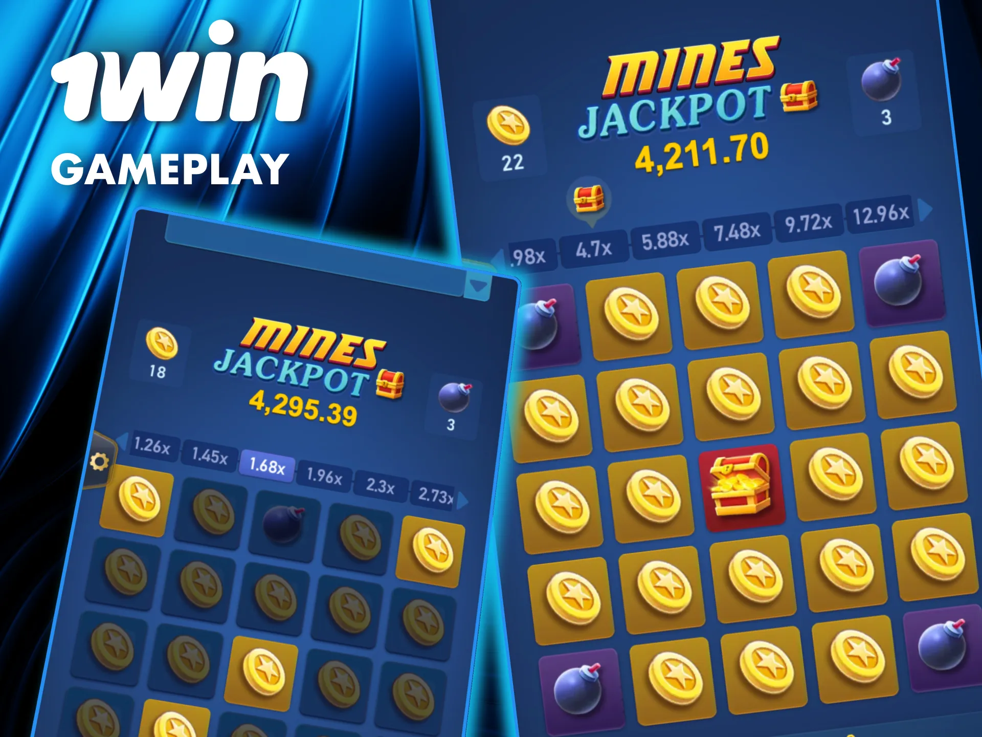 Test your luck in 1Win Mines as you select mines reveal multipliers and cash out before hitting a bomb.