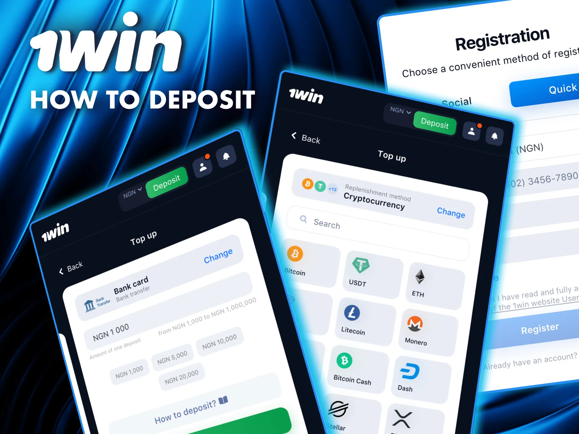 Start betting at 1Win by depositing funds and follow the step-by-step process.