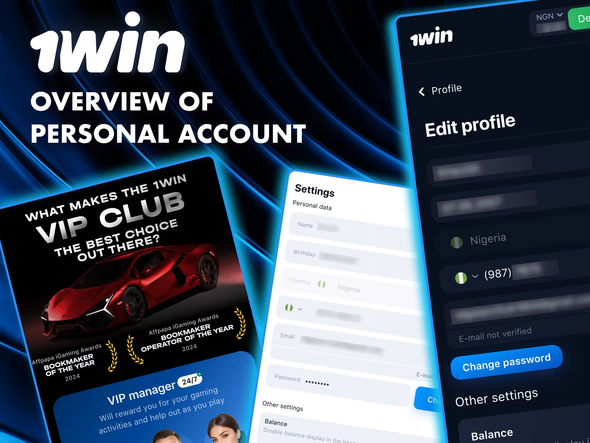 1Win provides a personal account with real-time sports insights, VIP perks.