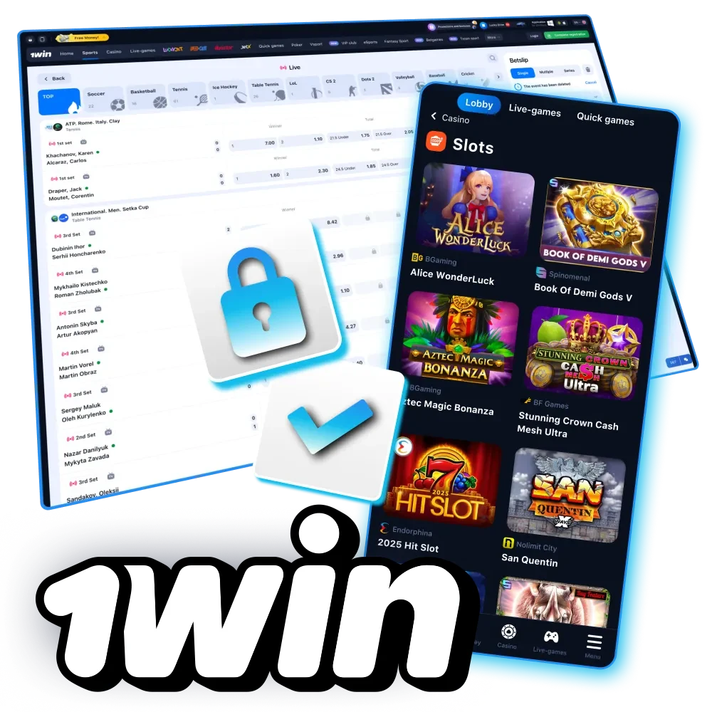 Advanced fraud detection keeps 1Win gameplay safe.