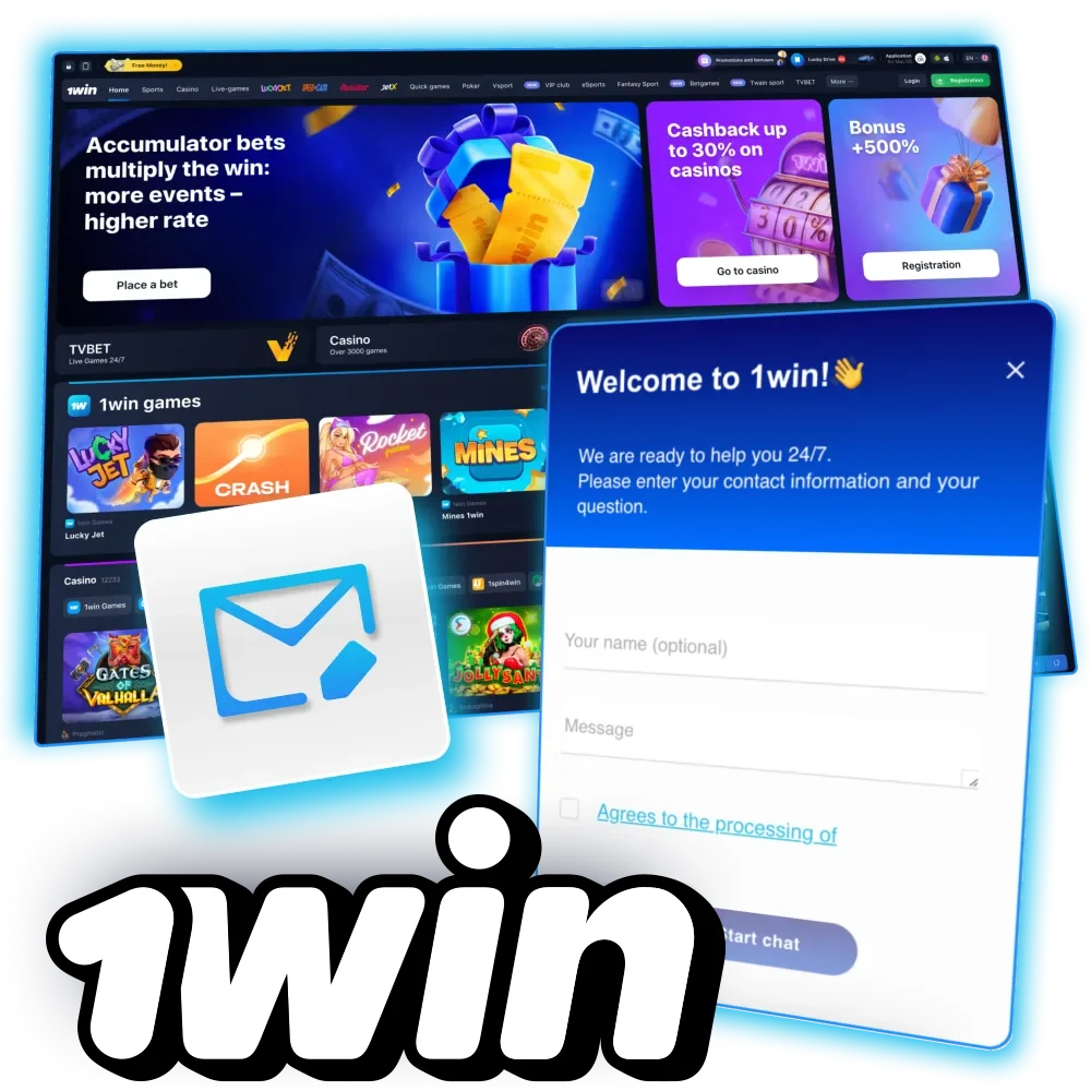 Get instant assistance from 1Win Nigeria through multiple contact options.