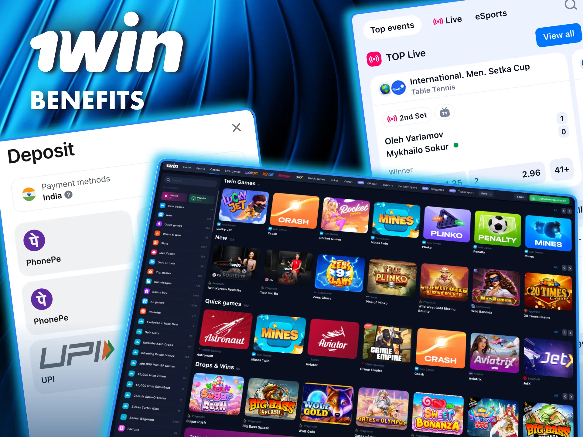 Unlock exclusive features at 1Win with access to thousands of games and sports betting.