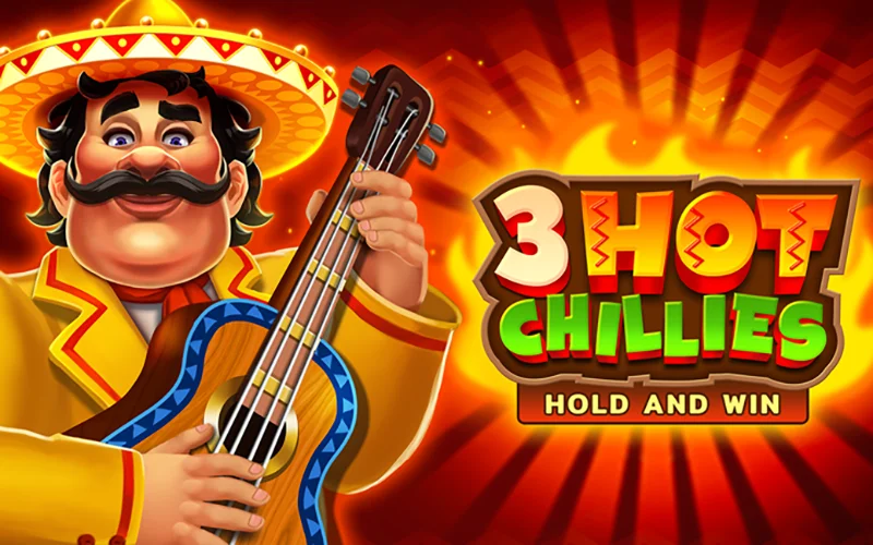 Test your luck in the 3 Hot Chillies Hold and Win game at 1Win Casino.