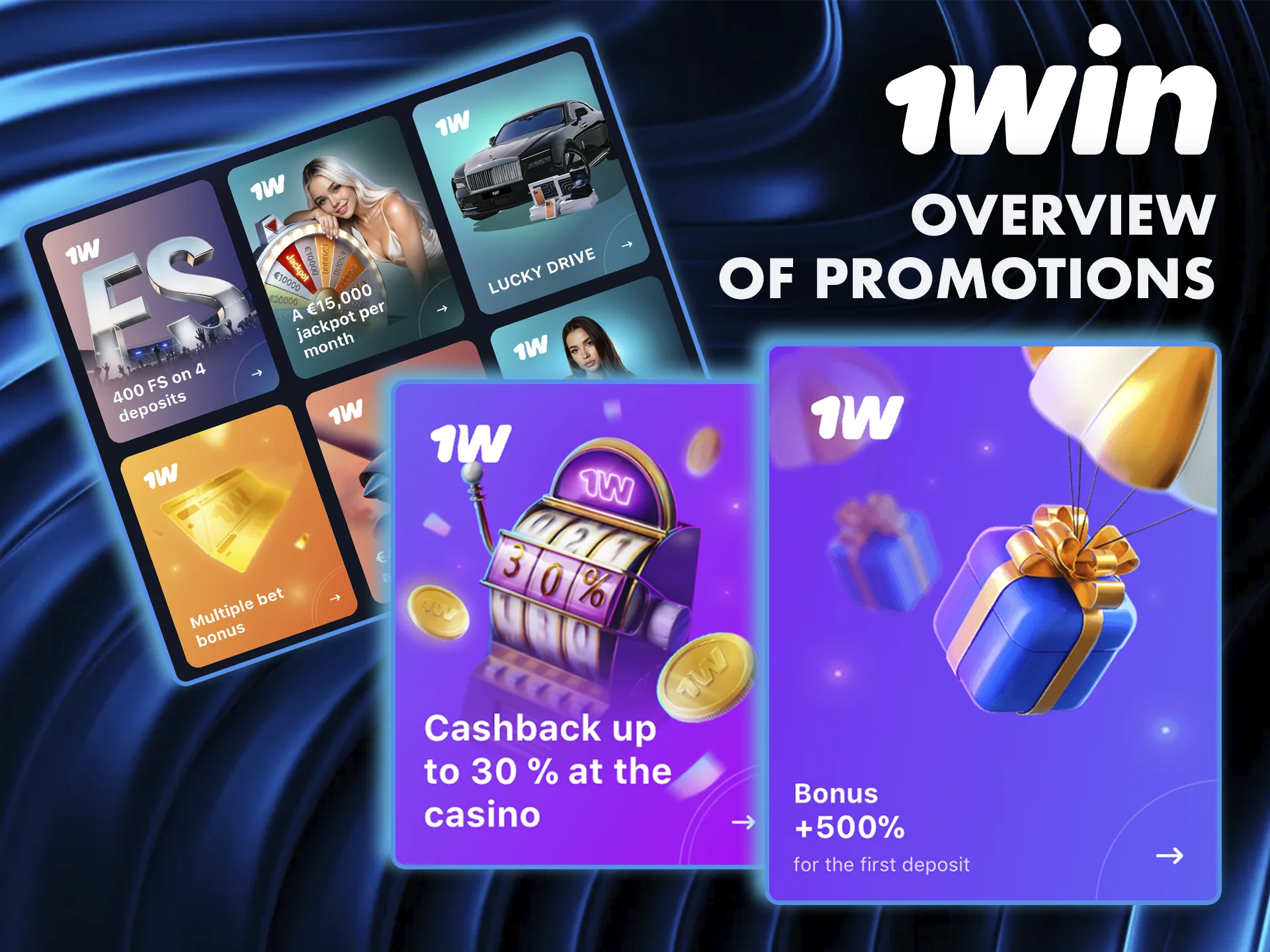 Find out what bonuses are available to you on the 1Win website and use them to achieve success.