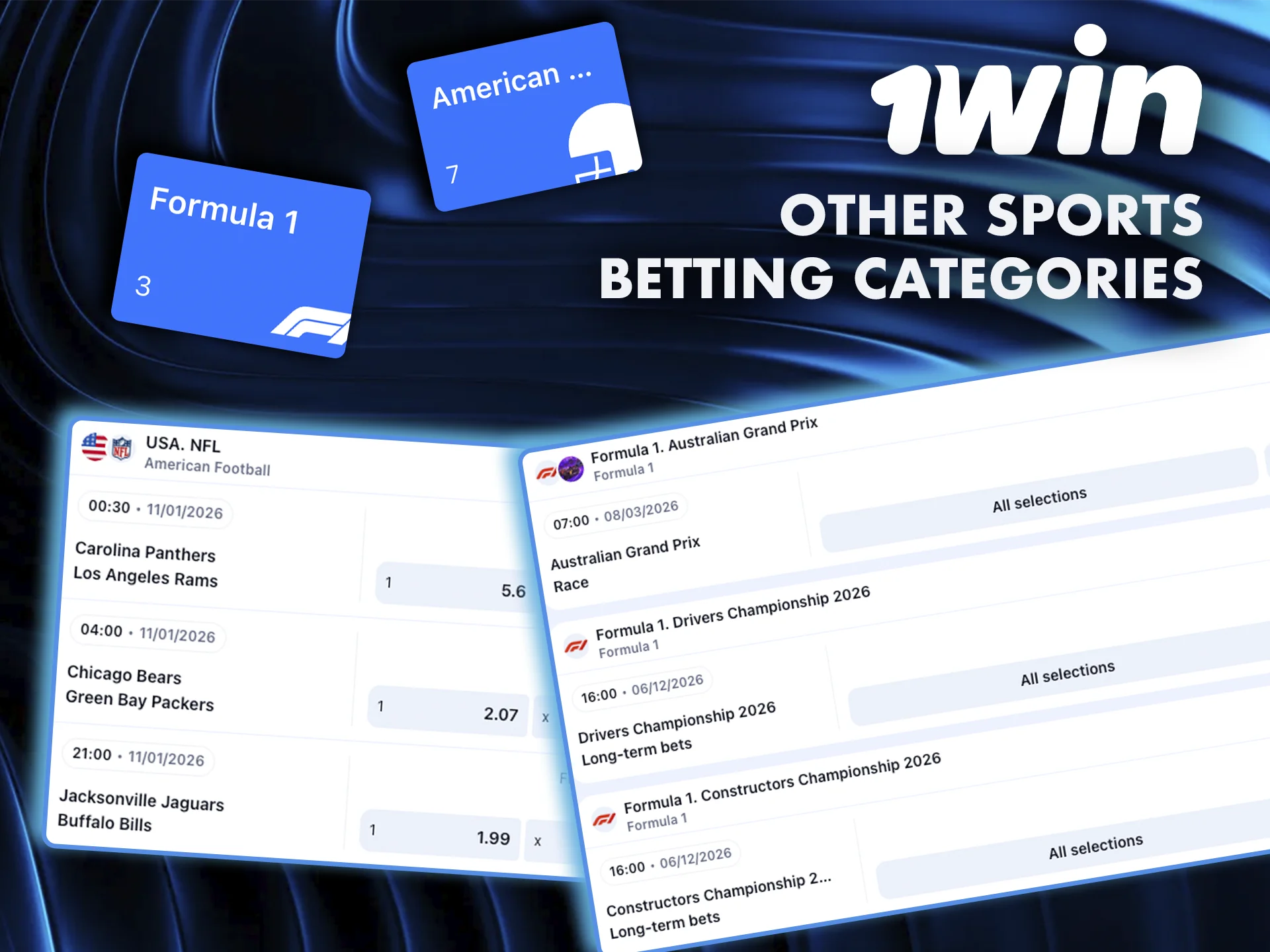 Study the rules of popular sports disciplines available for betting on the 1Win website and make your accurate prediction.