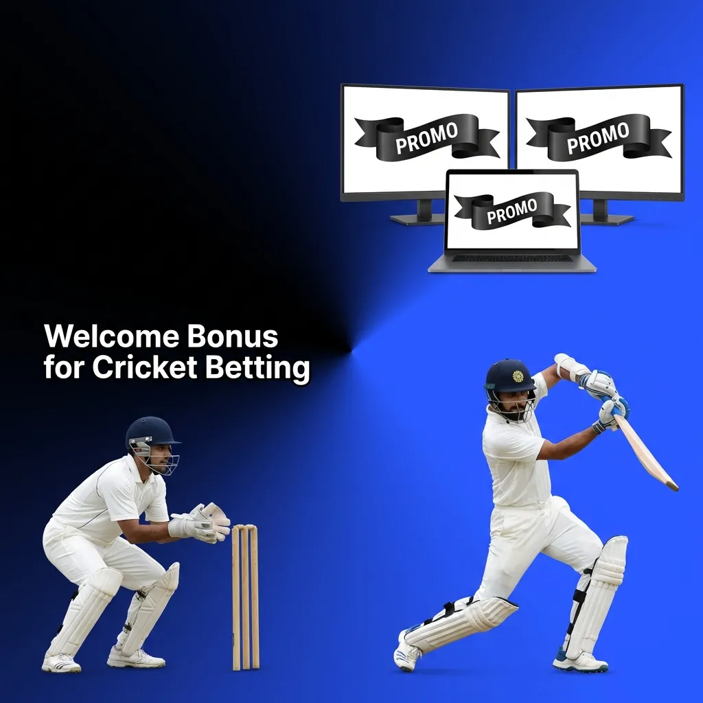 1win cricket betting welcome bonus offering 500% up to ₹45,000 for new users on first deposit with betting options